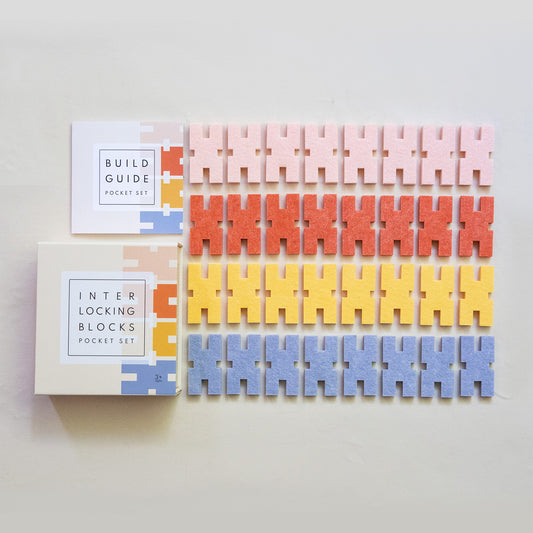 interlocking blocks - pocket set
