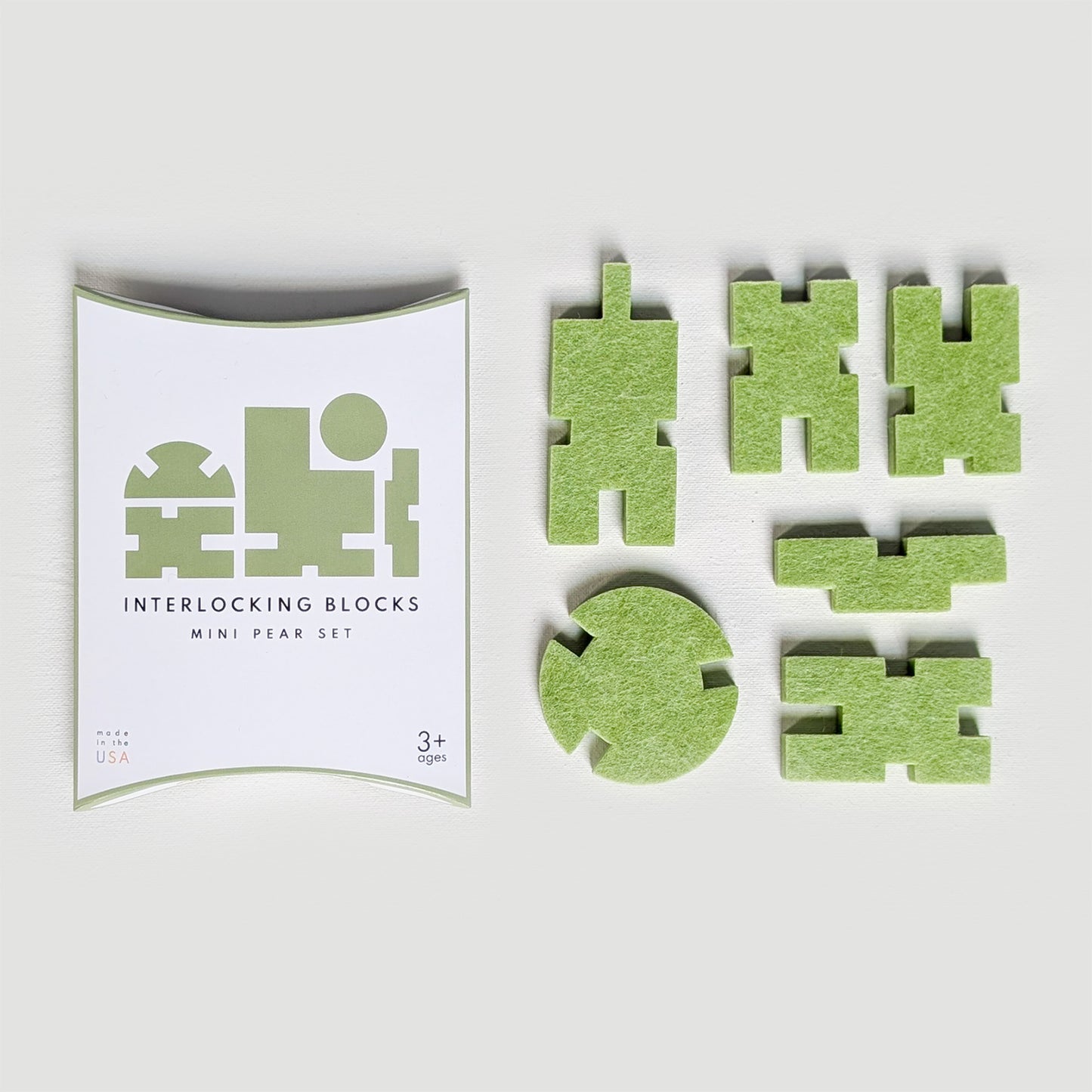 interlocking blocks - mini color set