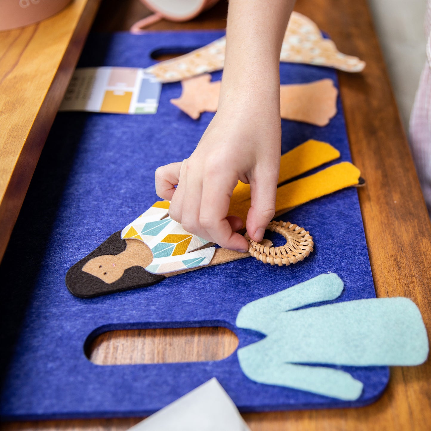 felt doll storytelling set