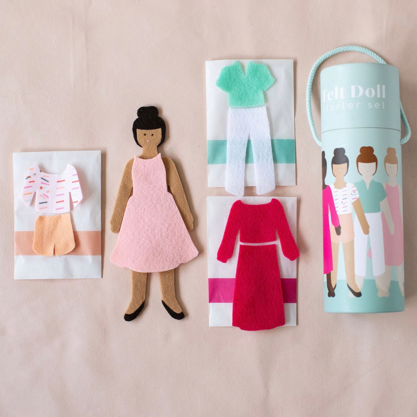 felt doll starter girl