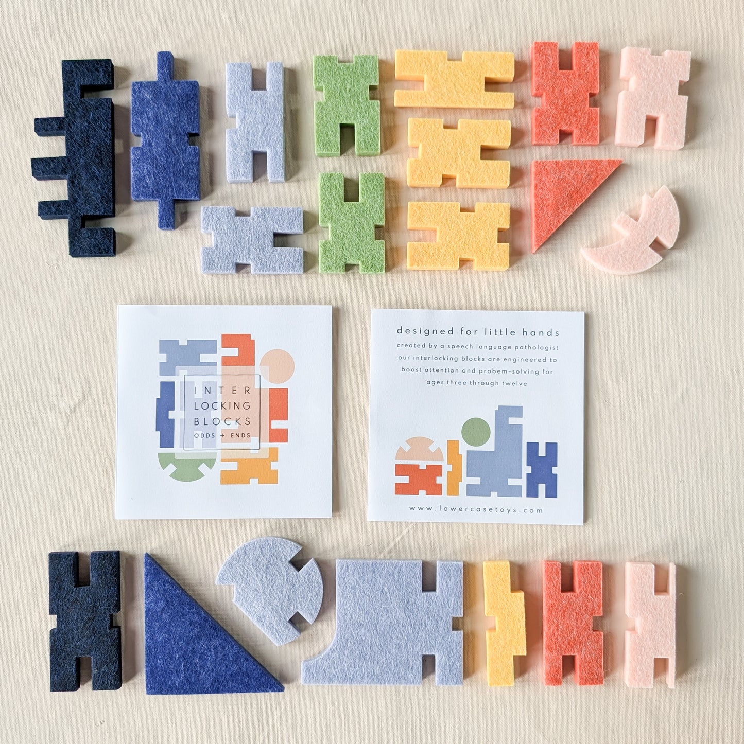 interlocking blocks - odds + ends set
