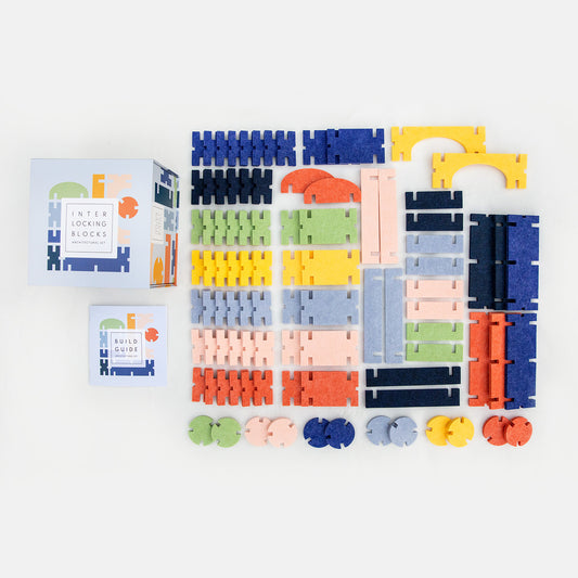 interlocking blocks - architectural set