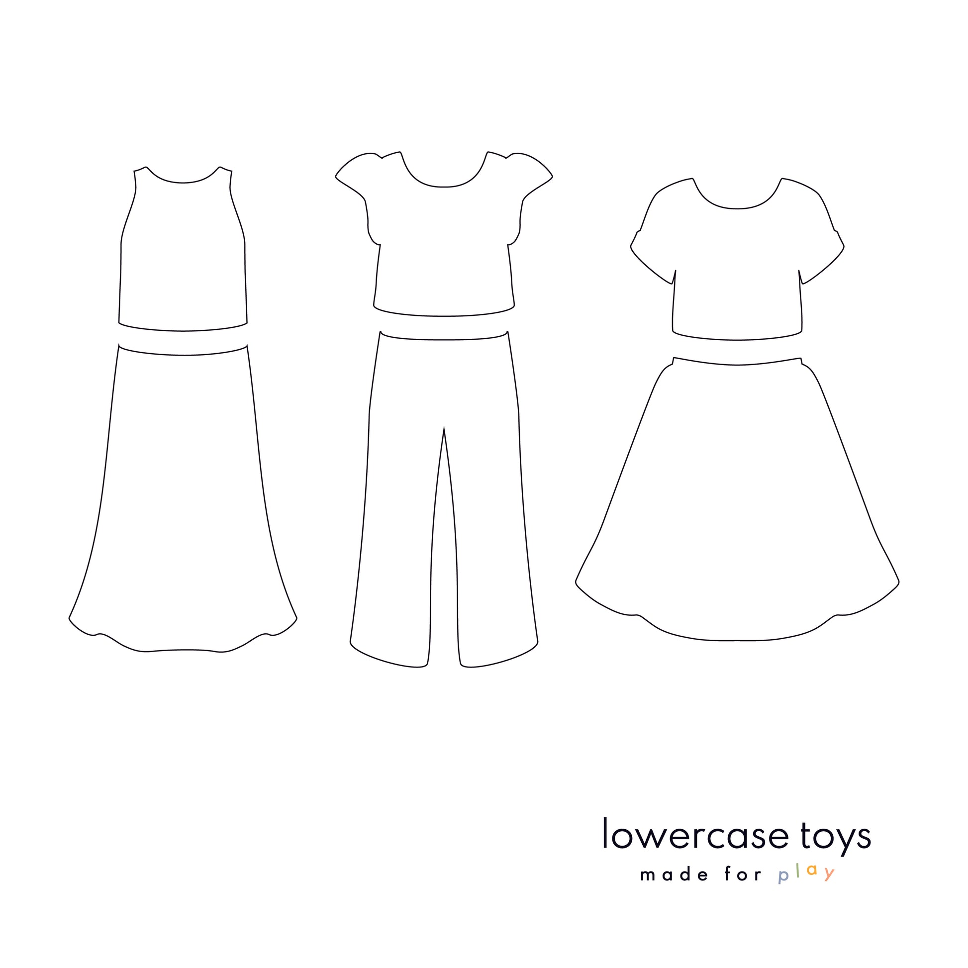 felt-doll-printable-clothing-patterns-lowercase-toys for Free Printable Felt Doll Patterns felt doll printable clothing patterns – Lowercase Toys for Free Printable Felt Doll Patterns