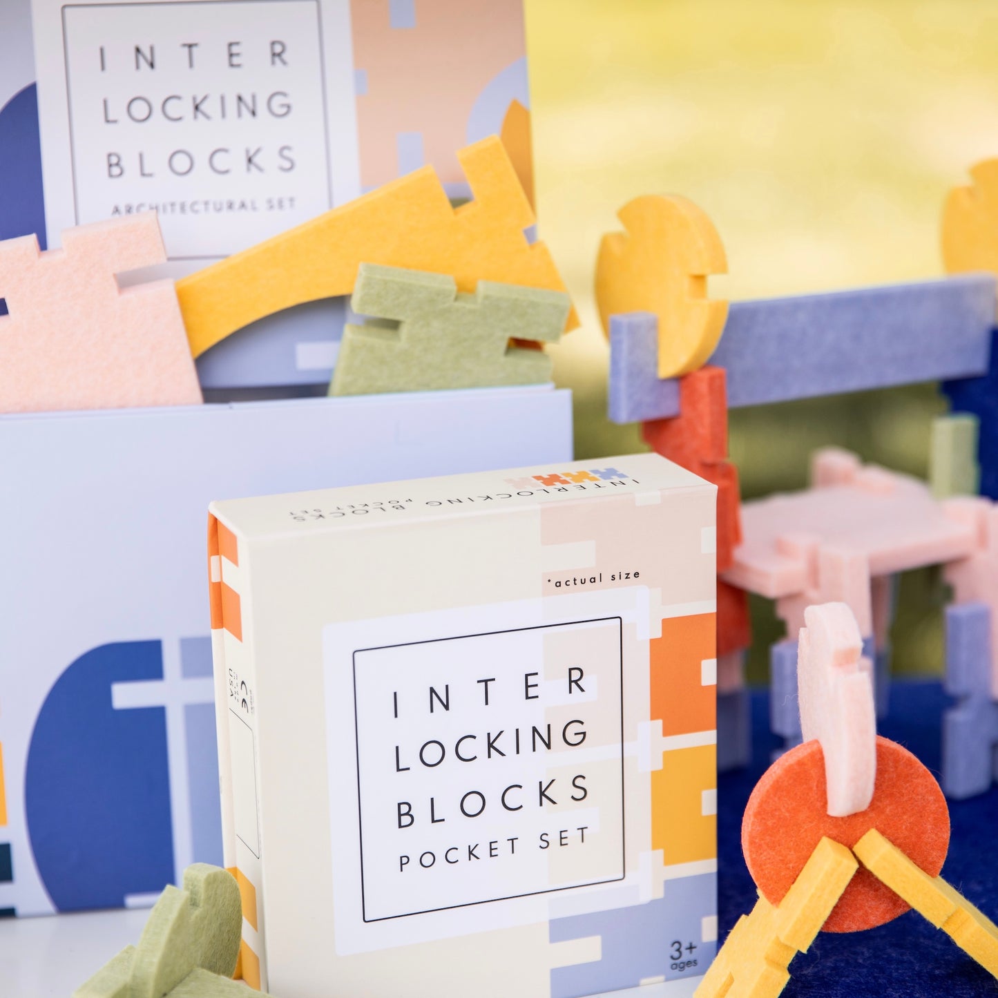 interlocking blocks - architectural set