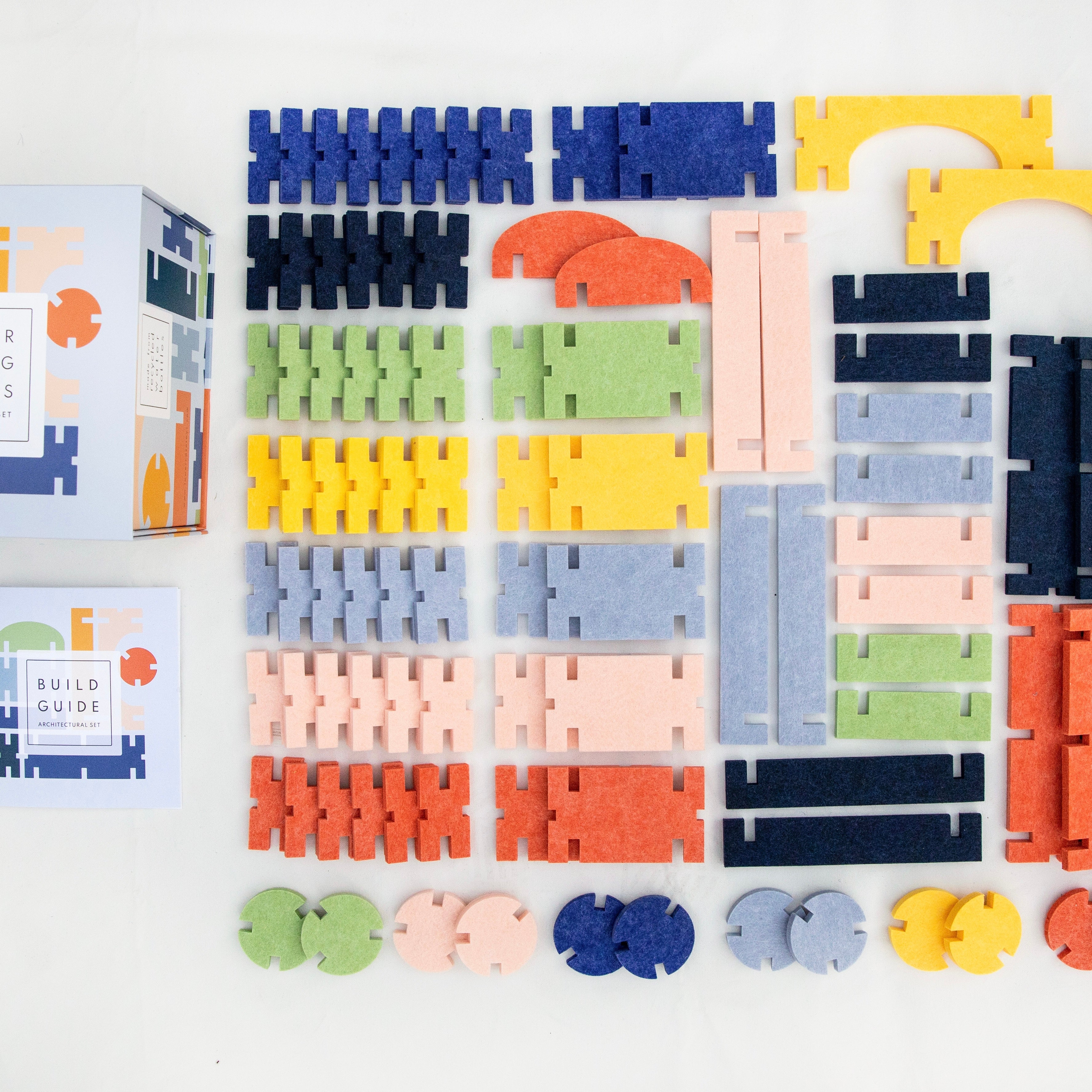 Interlocking Block Assortment interlocking blocks - architectural set – Lowercase Toys