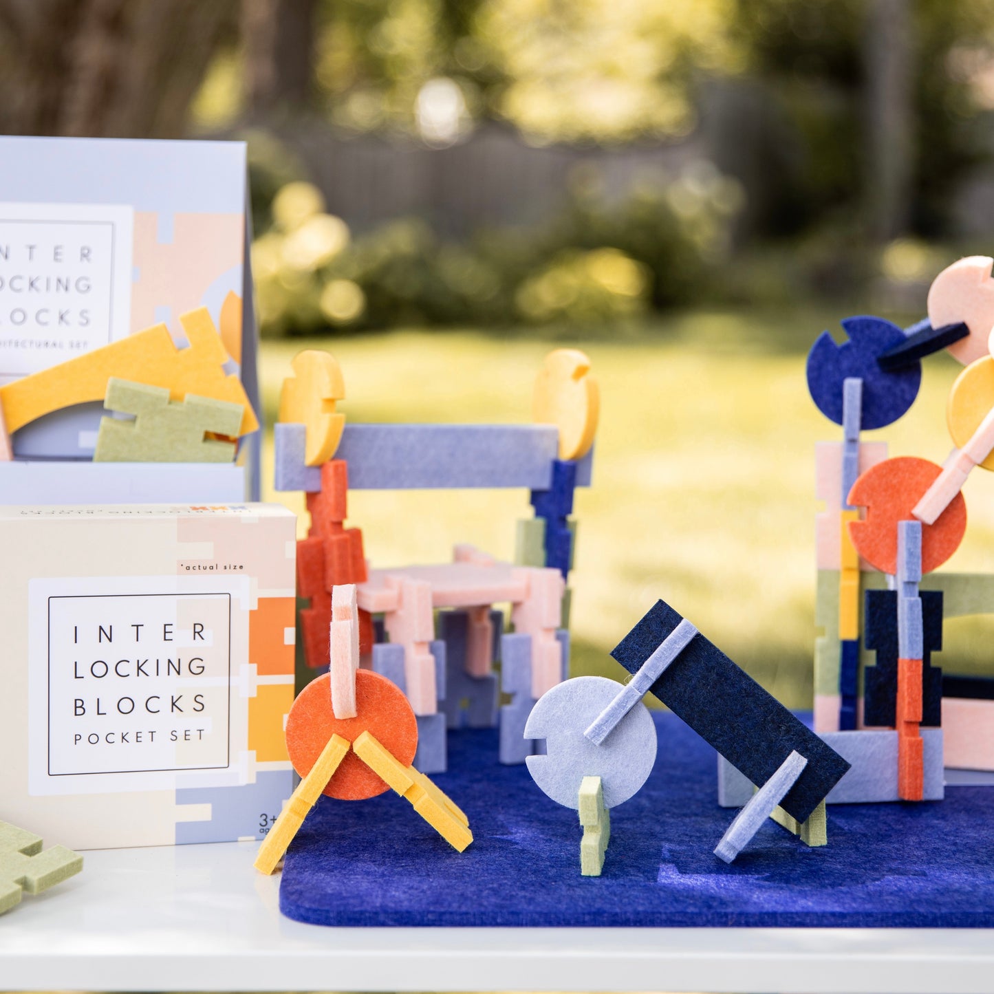 interlocking blocks - architectural set