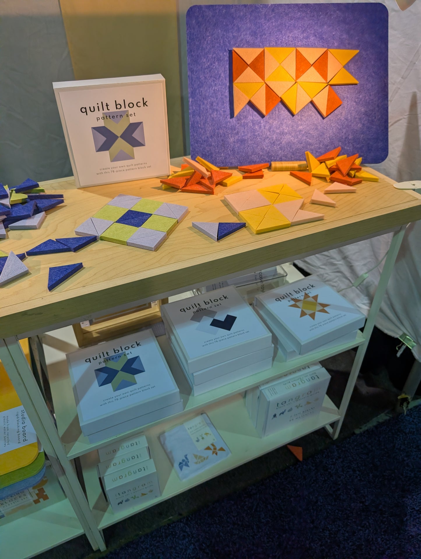 quilt block patterning set - sunset