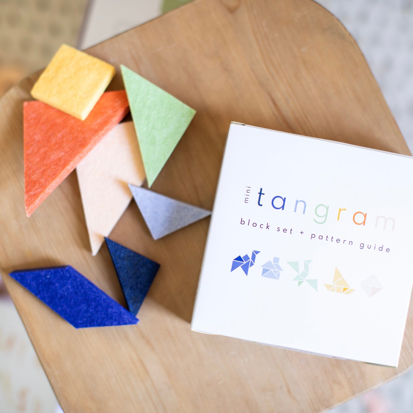 mini tangram block set