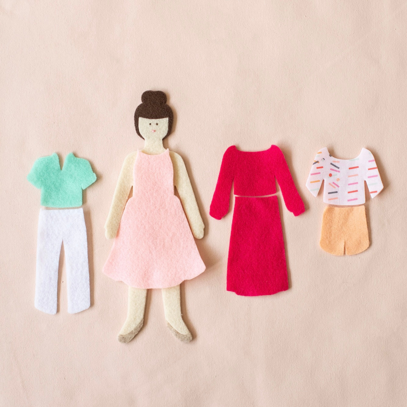 felt doll starter girl