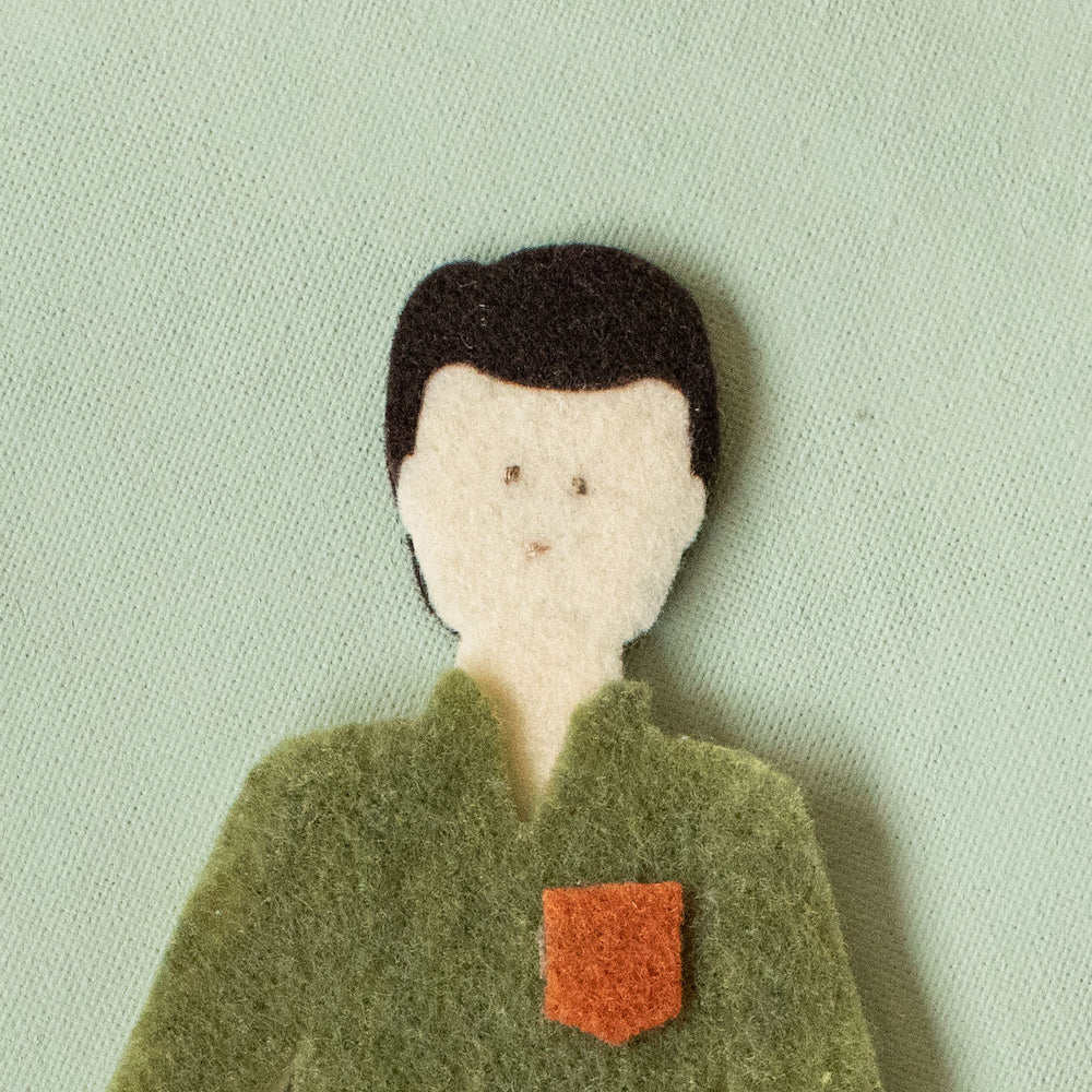 felt doll starter boy