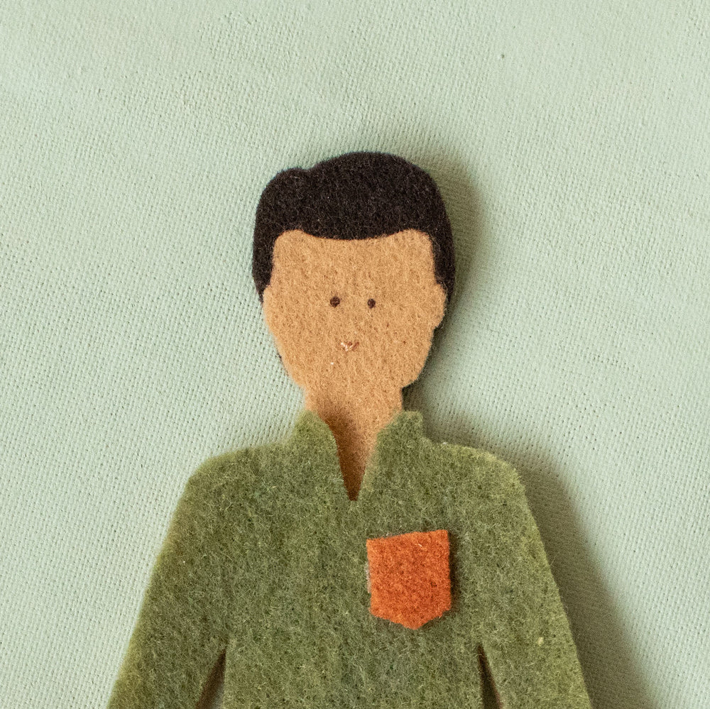 felt doll starter boy